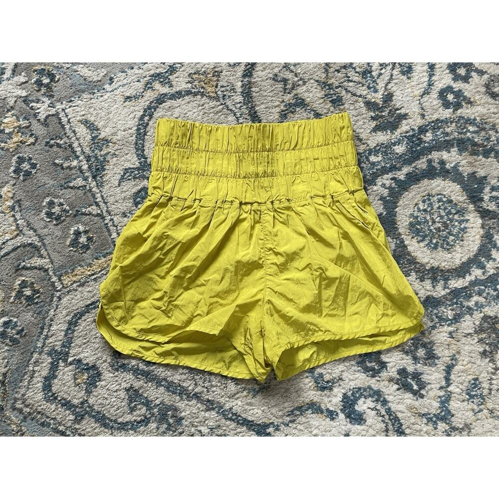 FREE PEOPLE FP Movement The Way Home Shorts Sparkling Citrus Size Small